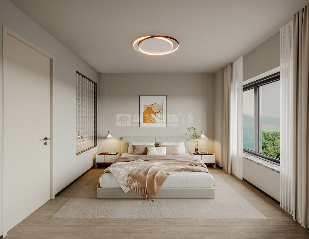 建發(fā)央著65平loft現(xiàn)代風格客廳裝修效果圖