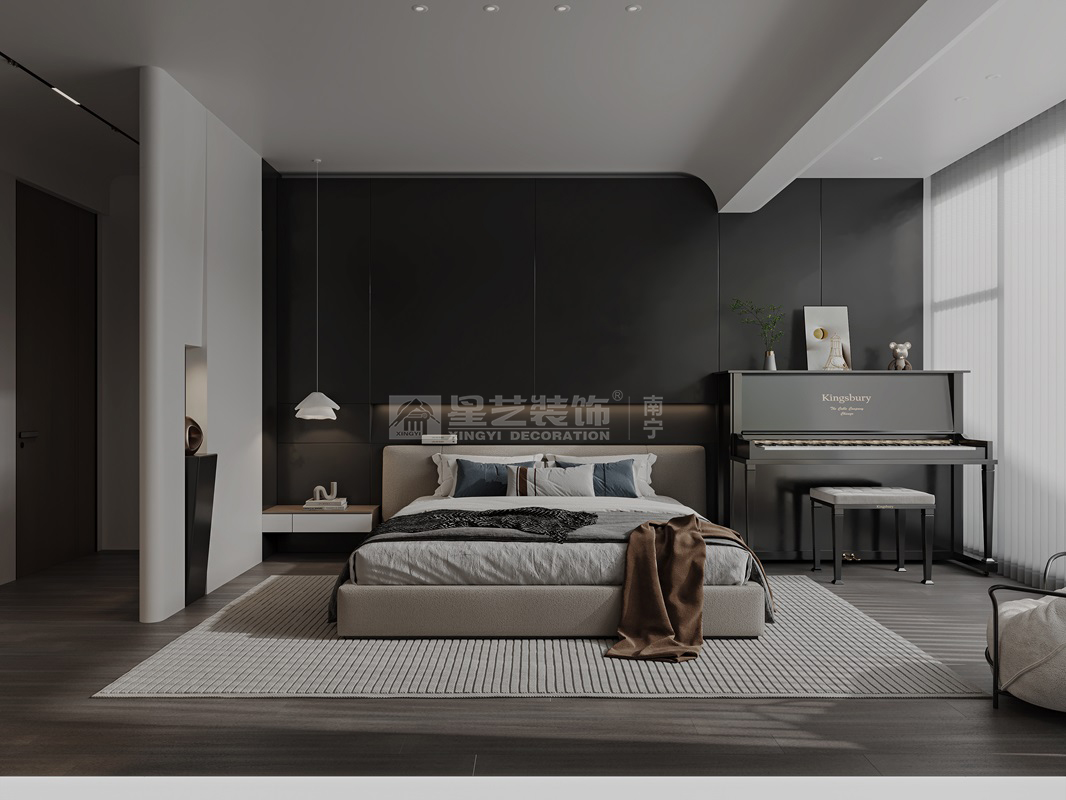 龍光天曜400平極簡(jiǎn)風(fēng)格臥室裝修效果圖