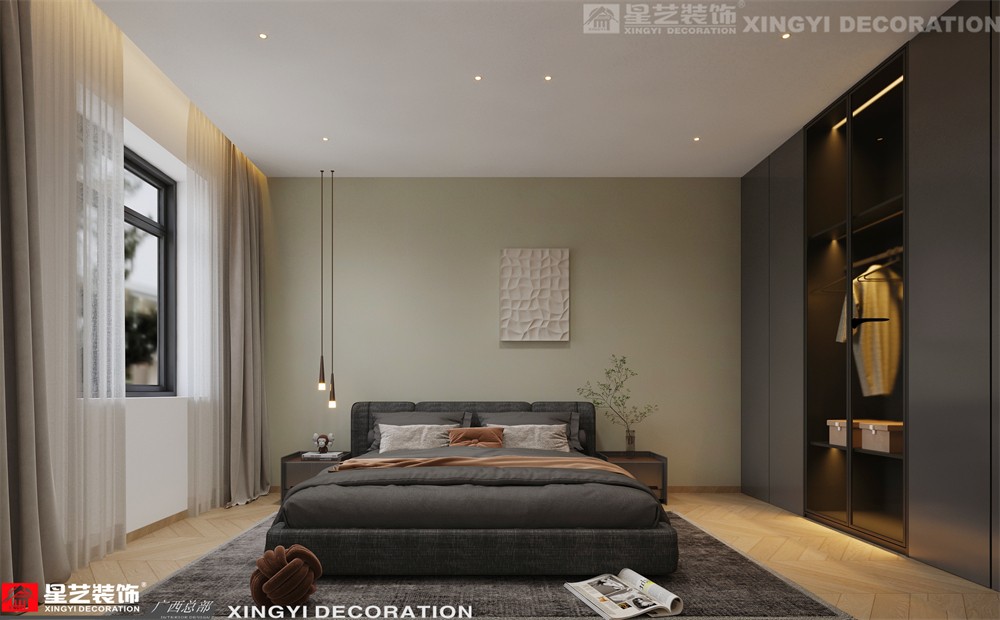 新天地別墅怡景園400平臥室裝修效果
