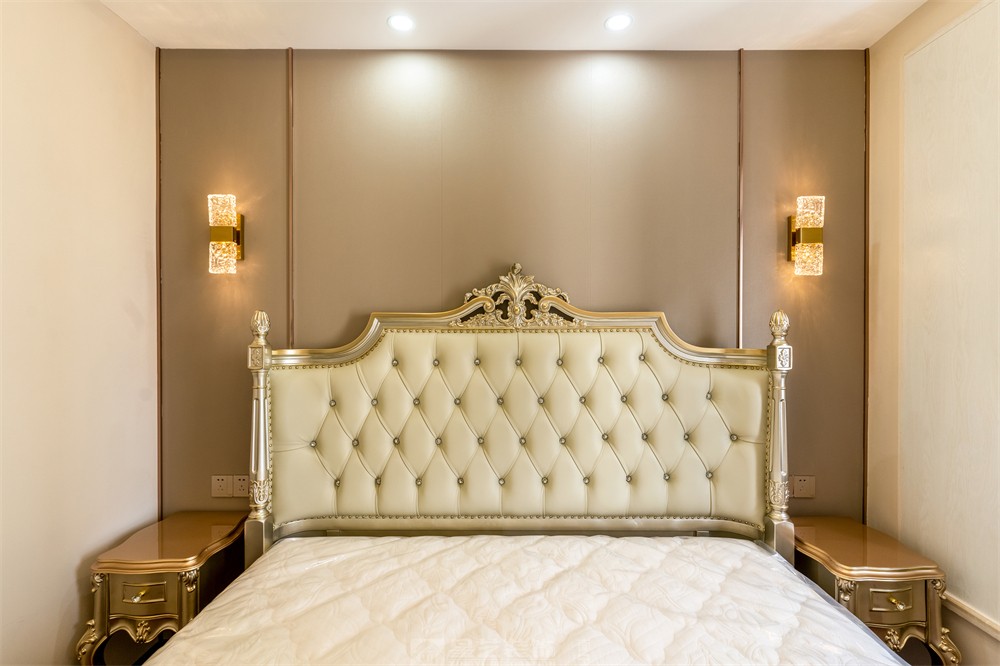 盛科城120平法式裝修臥室實景