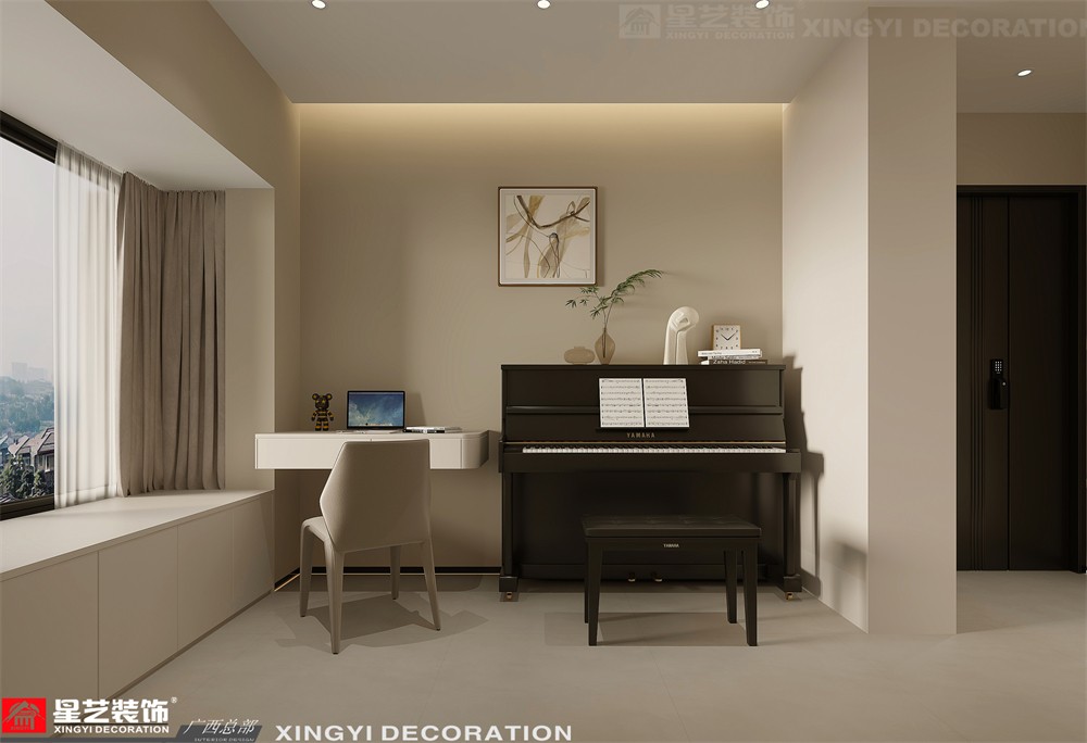 財(cái)富廣場(chǎng)150平現(xiàn)代簡(jiǎn)約書(shū)房裝修效果