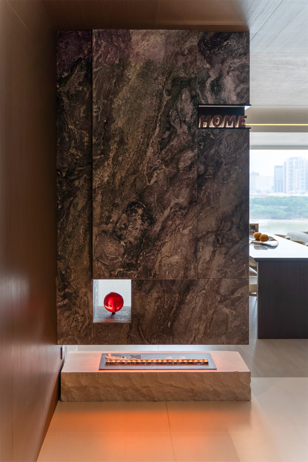 華潤(rùn)西園悅府167平意式風(fēng)格入戶玄關(guān)裝修完工實(shí)景