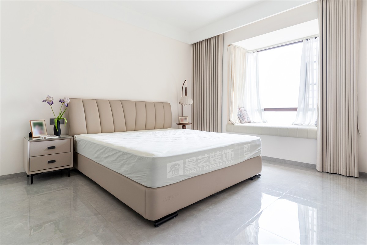 電力勘察院140平中古風臥室裝修完工實景