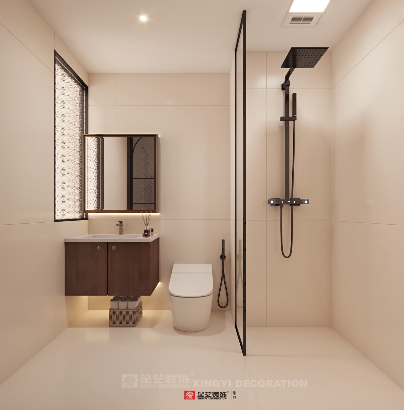 建發(fā)養(yǎng)云180平現(xiàn)代風(fēng)格衛(wèi)生間裝修效果圖