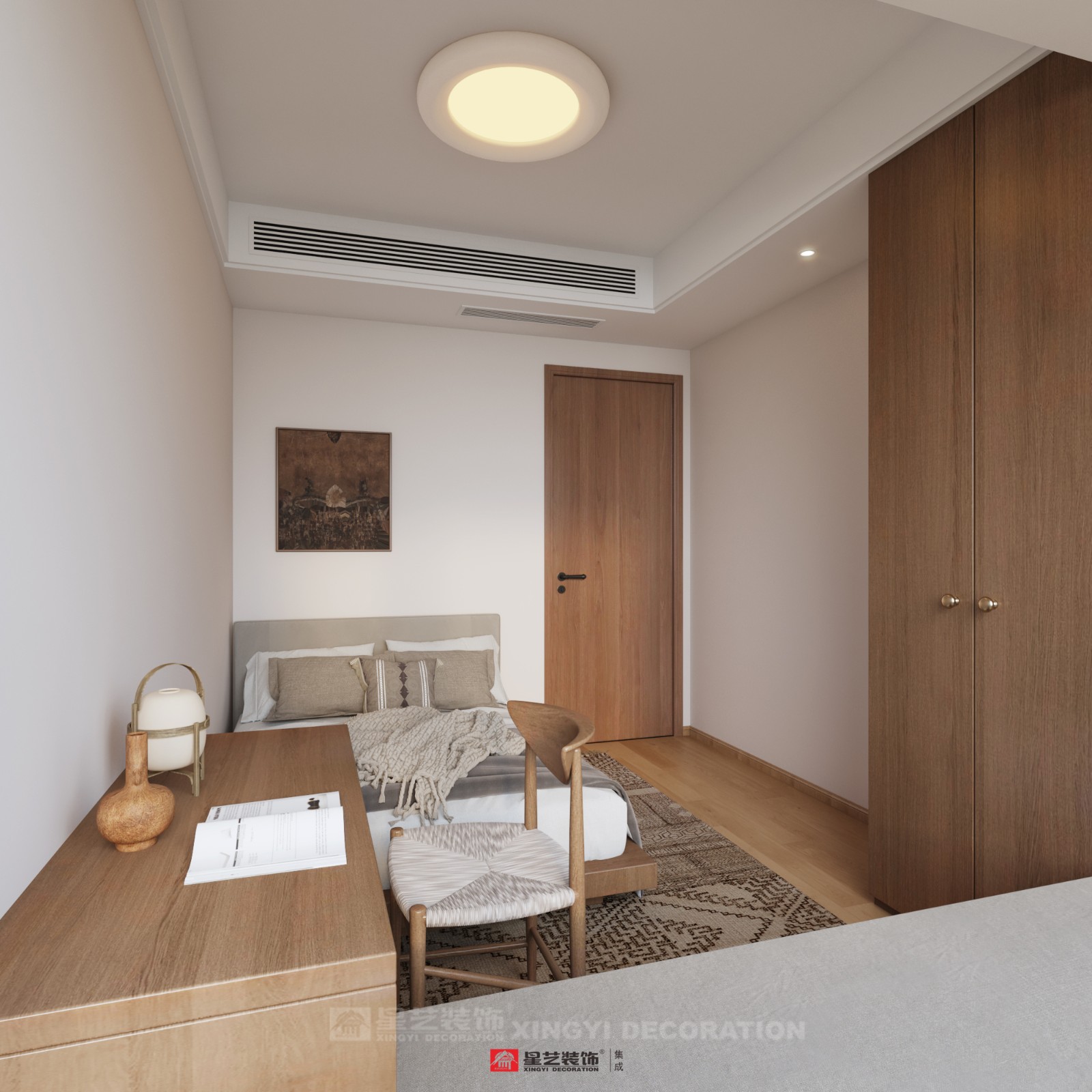 建發(fā)養(yǎng)云180平現(xiàn)代風(fēng)格臥室裝修效果圖