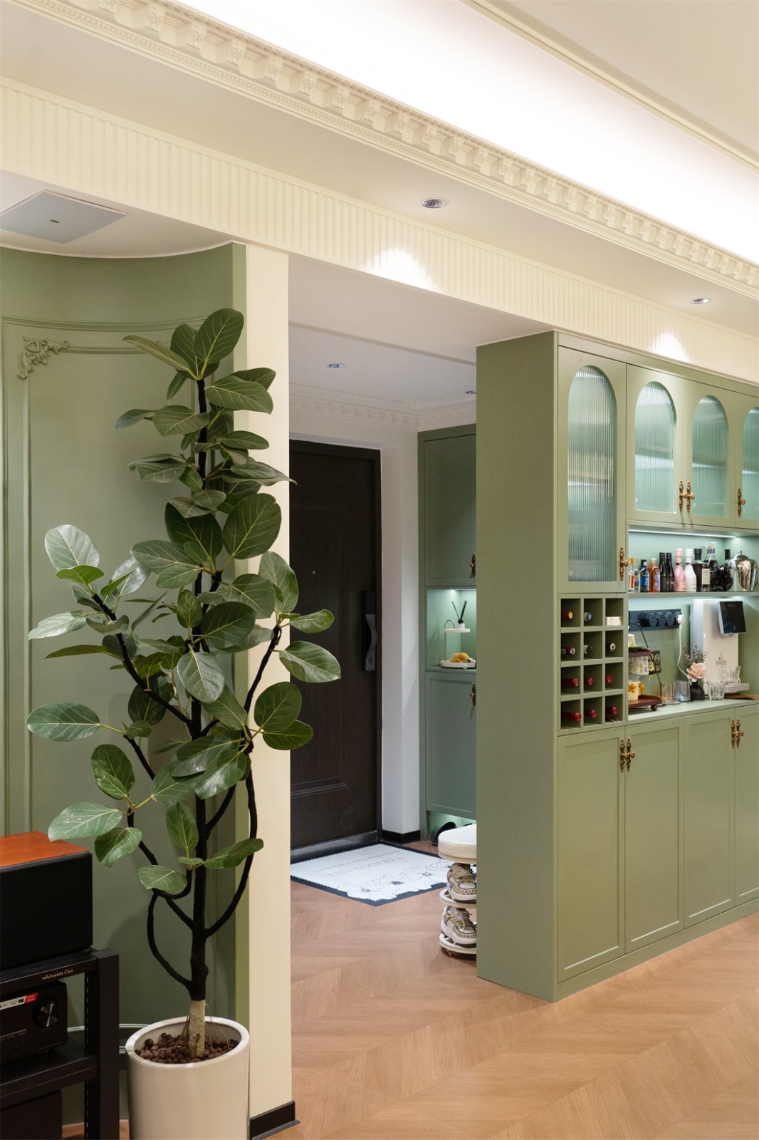 山漸青151平法式入戶裝修完工實景圖