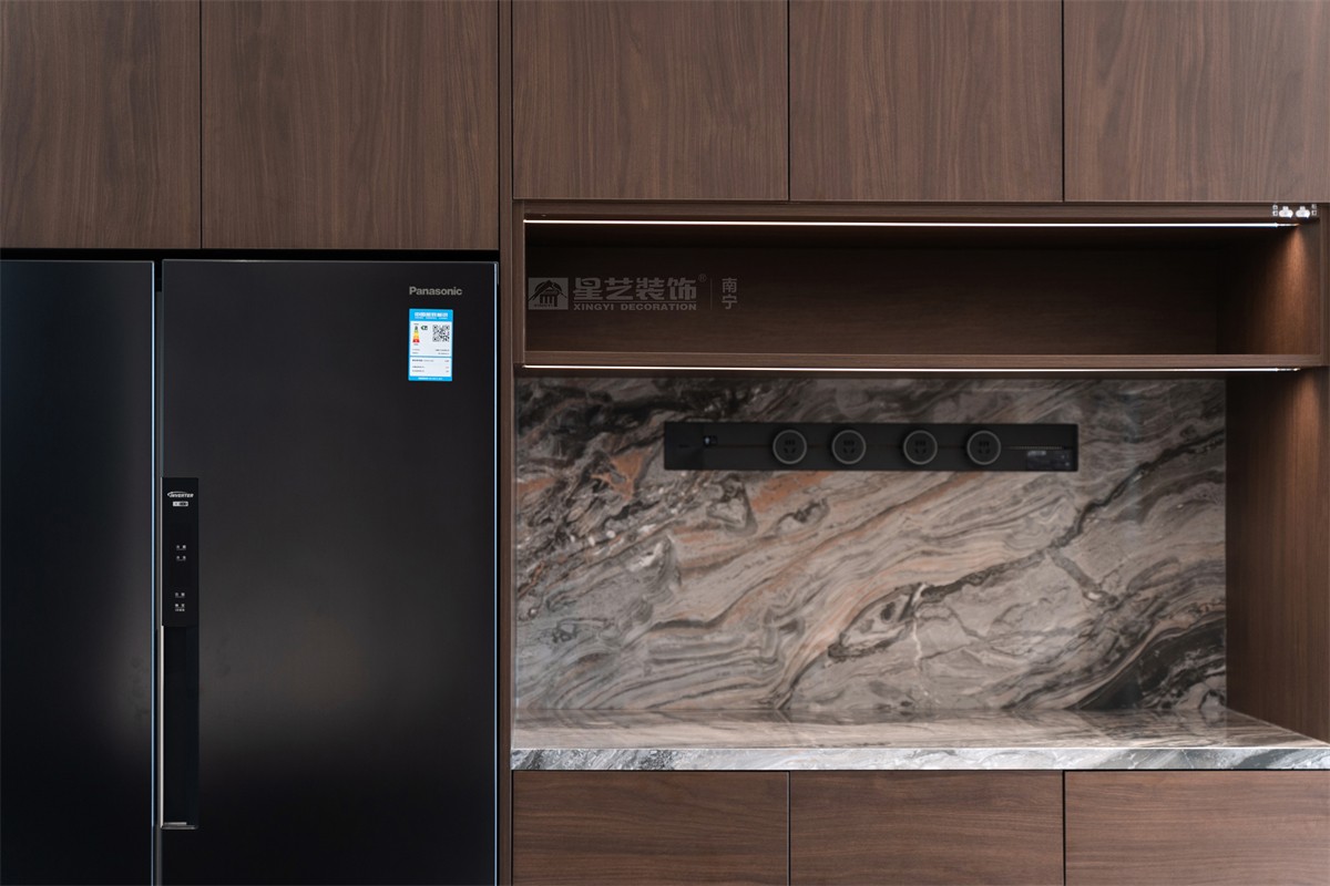 華潤(rùn)西園潤(rùn)府143平意式輕奢餐廳裝修完工實(shí)景圖