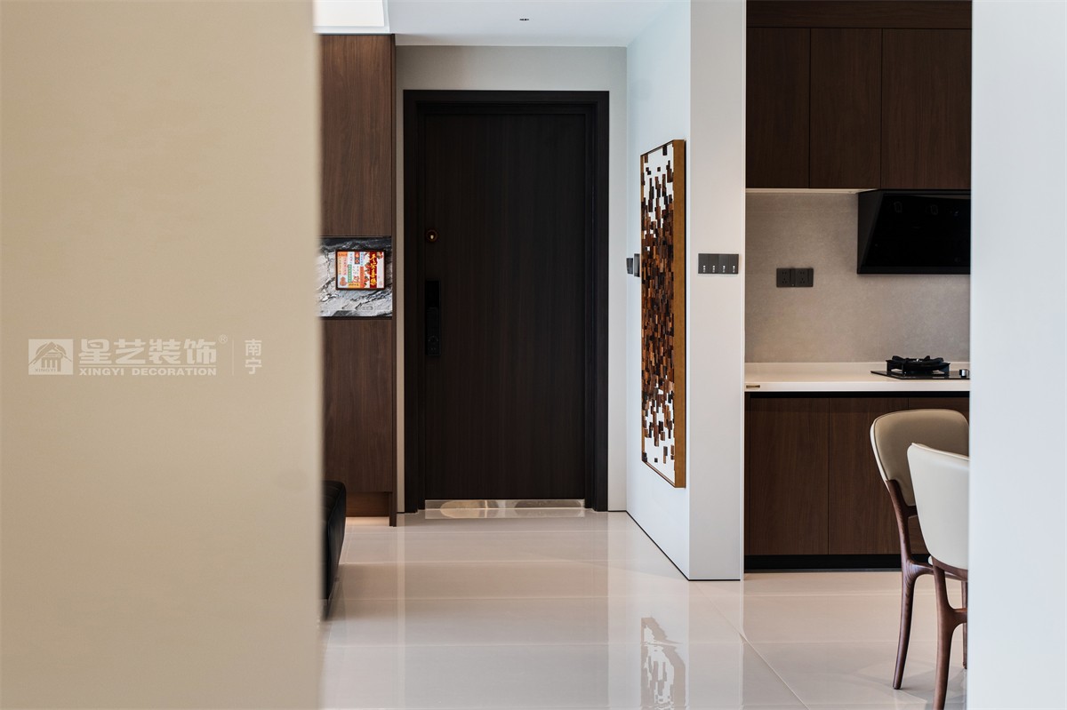 華潤(rùn)西園潤(rùn)府143平意式輕奢入戶裝修完工實(shí)景圖