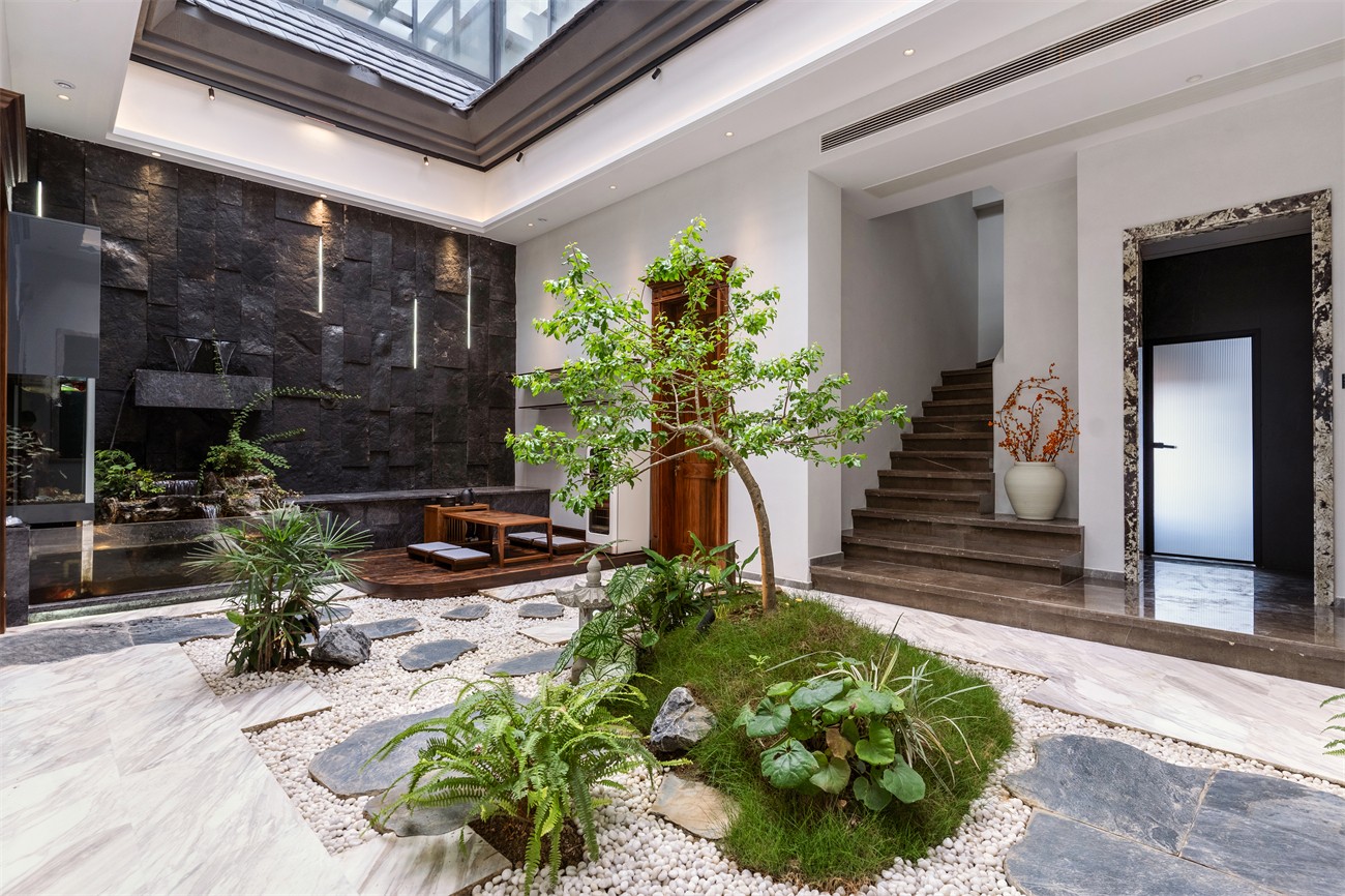 嘉和城依云灣800平現(xiàn)代輕奢陽(yáng)臺(tái)裝修完工實(shí)景圖