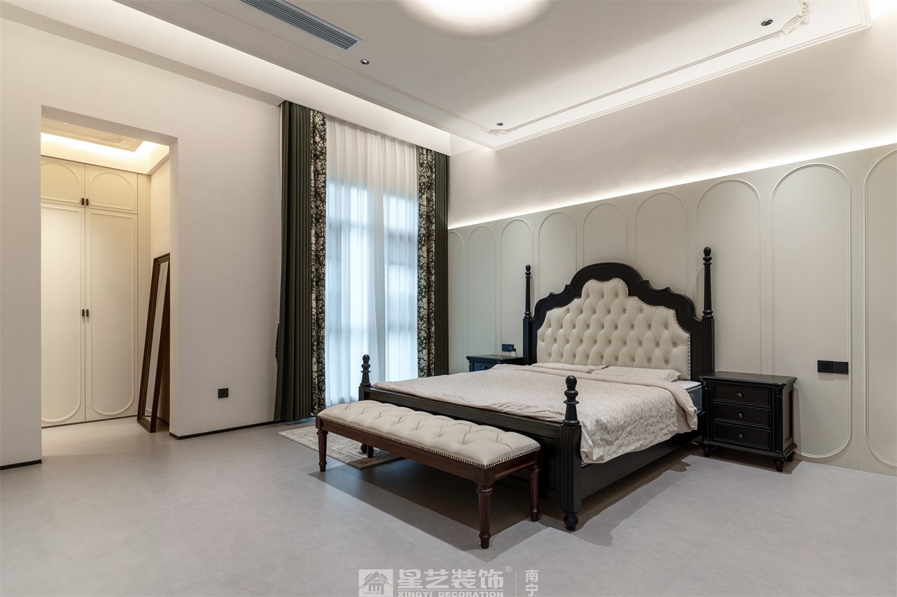 盛世江山300平中古風臥室裝修完工實景圖