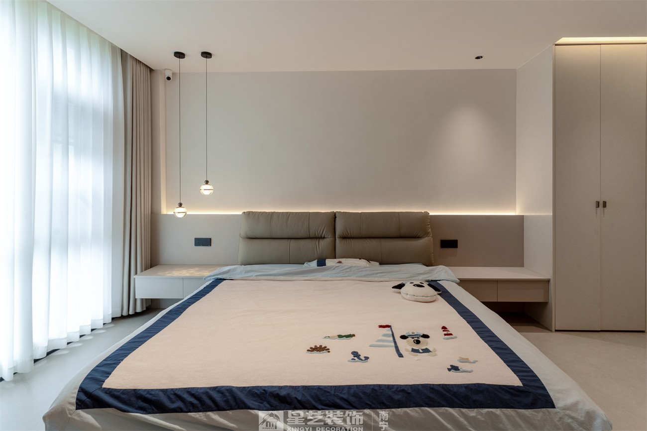 盛世江山300平中古風臥室裝修完工實景圖