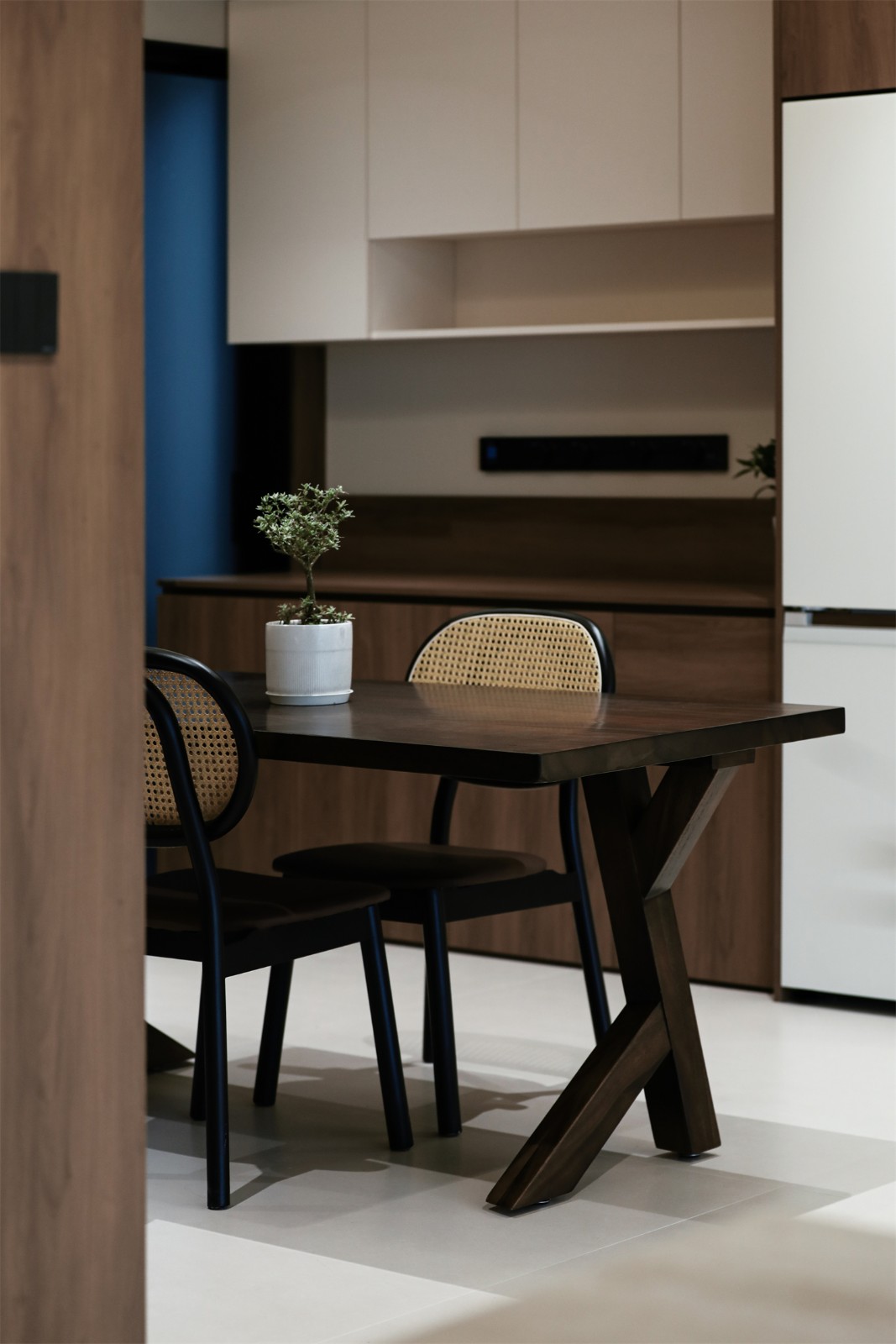 北投溪境119平中古風餐廳裝修完工實景圖