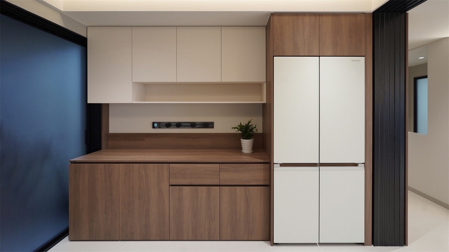 北投溪境119平中古風廚房裝修完工實景圖